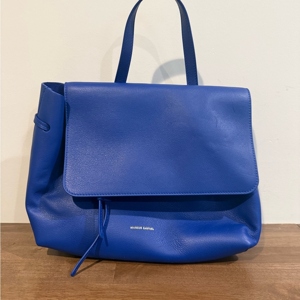 Mansur Gavriel Blue Leather Women's Bag